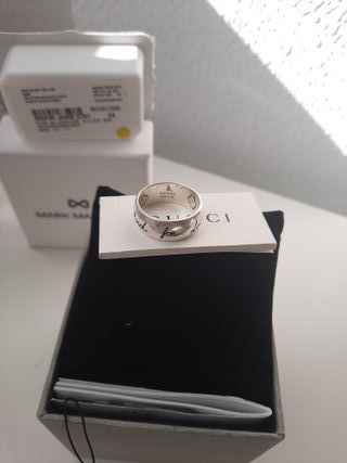 Anillo Gucci Hombre Blind for Love Plata