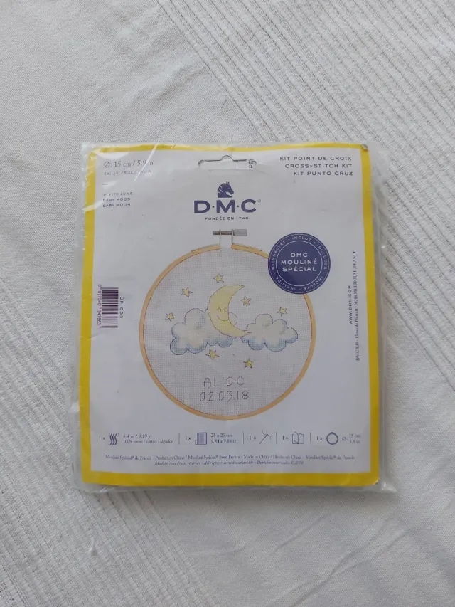 Kit Punto Croce DMC Baby Moon