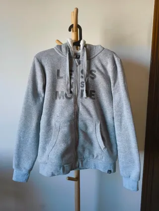 Sudadera Sprinter Forro Polar Mujer Gris
