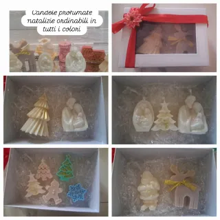 Candele profumate natalizie artigianai