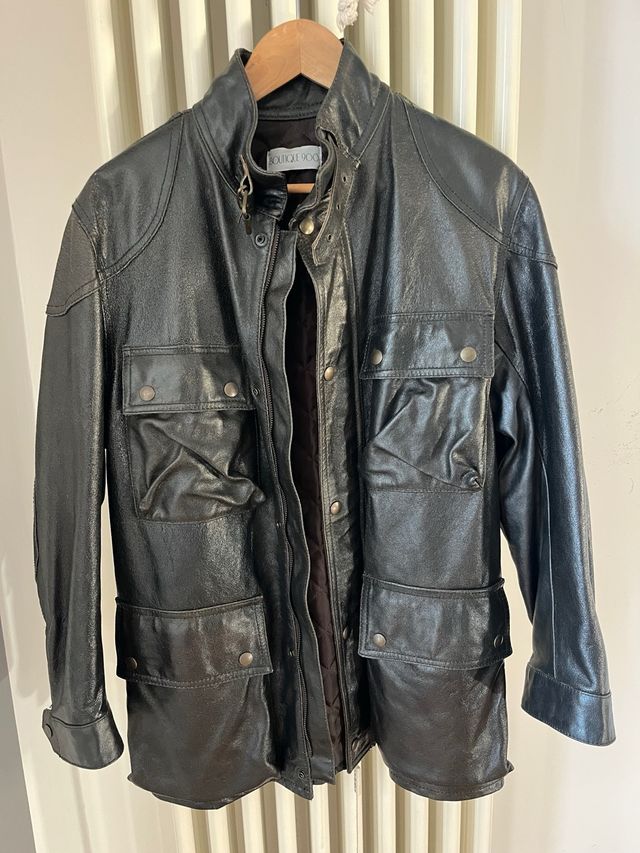 Giacca in vera pelle Boutique 900 nera