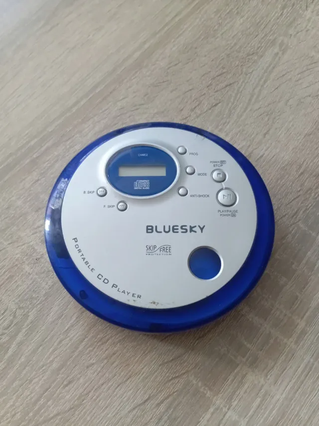 Reproductor CD Portátil Bluesky