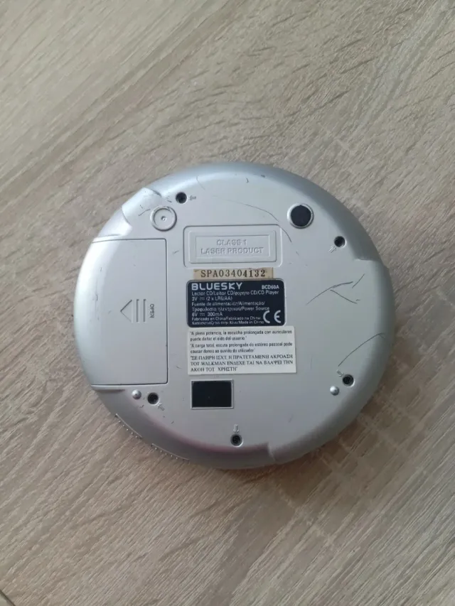 Reproductor CD Portátil Bluesky