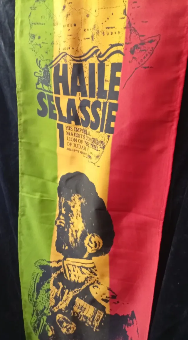 Haile Selassie Colgante Pared Rasta Tapiz Africa