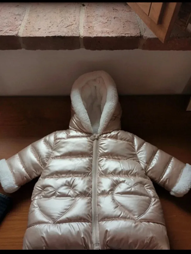 Piumino neonata imbottito