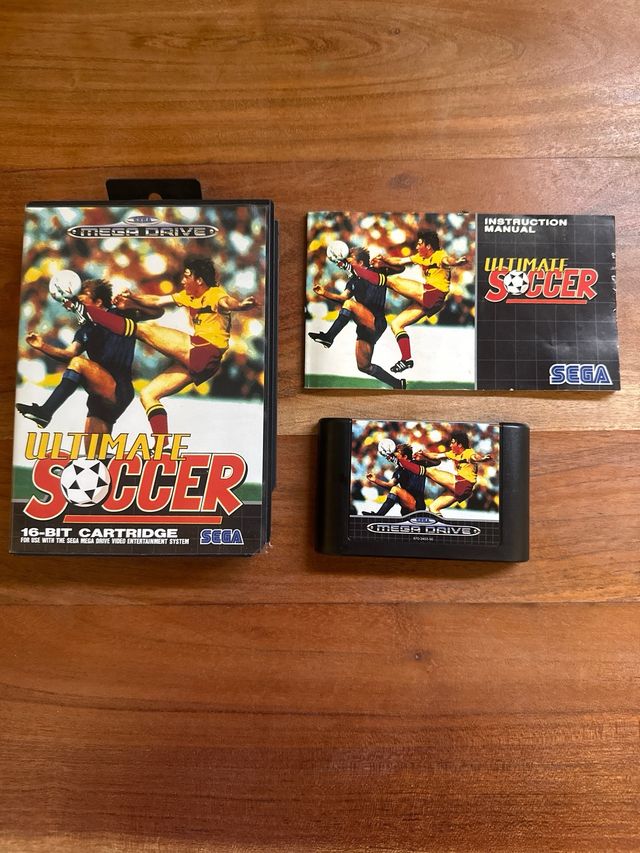 Videojuego Ultimate Soccer Sega Mega Drive 1