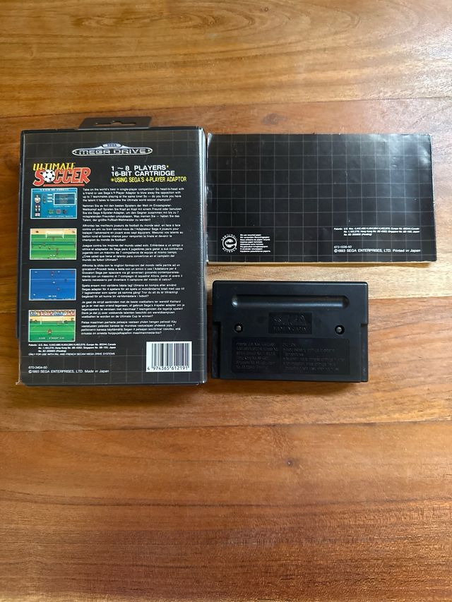 Videojuego Ultimate Soccer Sega Mega Drive 1