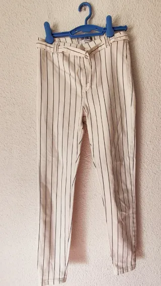 Pantalones Bershka rayas M/38/10