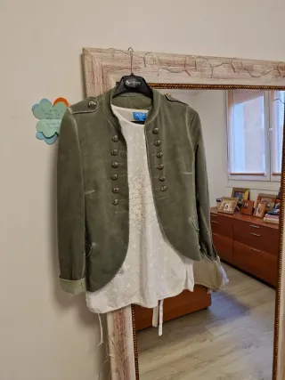 Americana militar verde Talla M