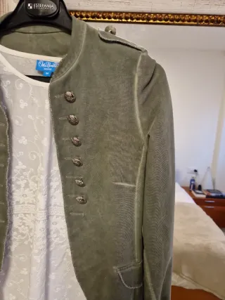 Americana militar verde Talla M