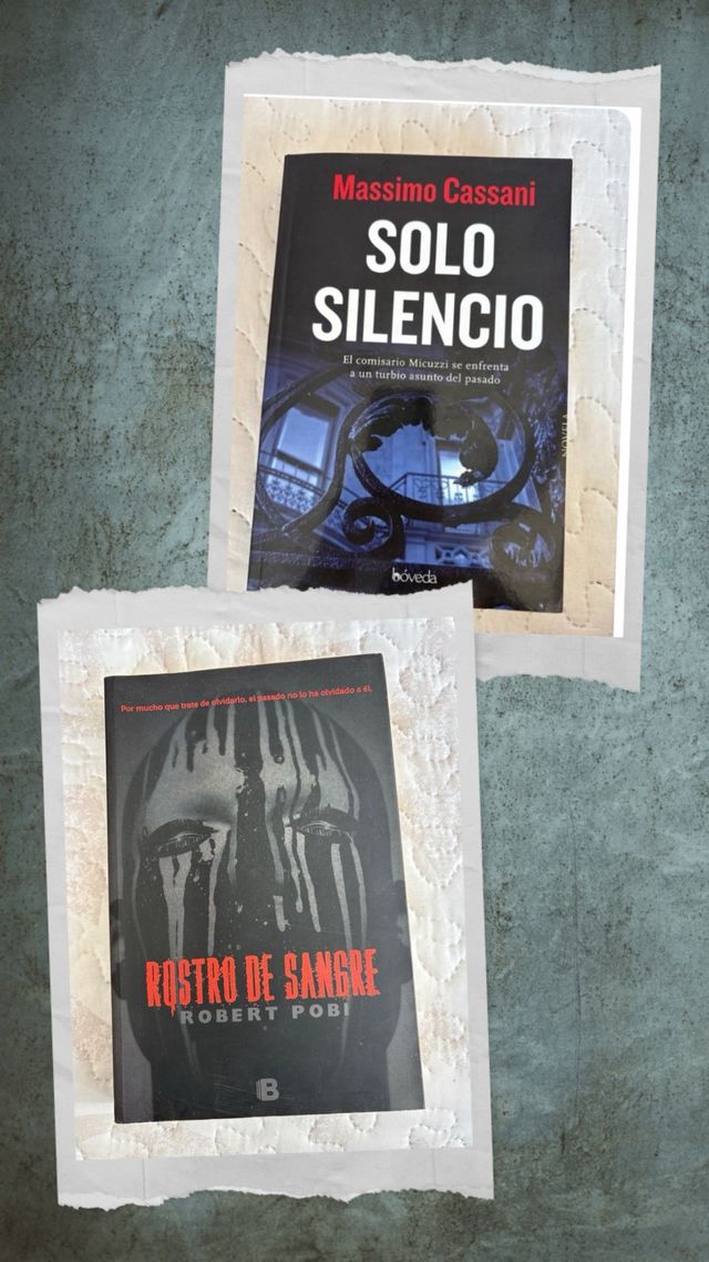 LOTE 2 LIBROS NOVELA NEGRA