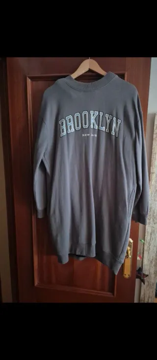 Vestido Sudadera Brooklyn Gris