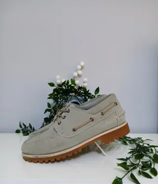 Sebago Acadia Scarpe da Barco Beige/Marrone