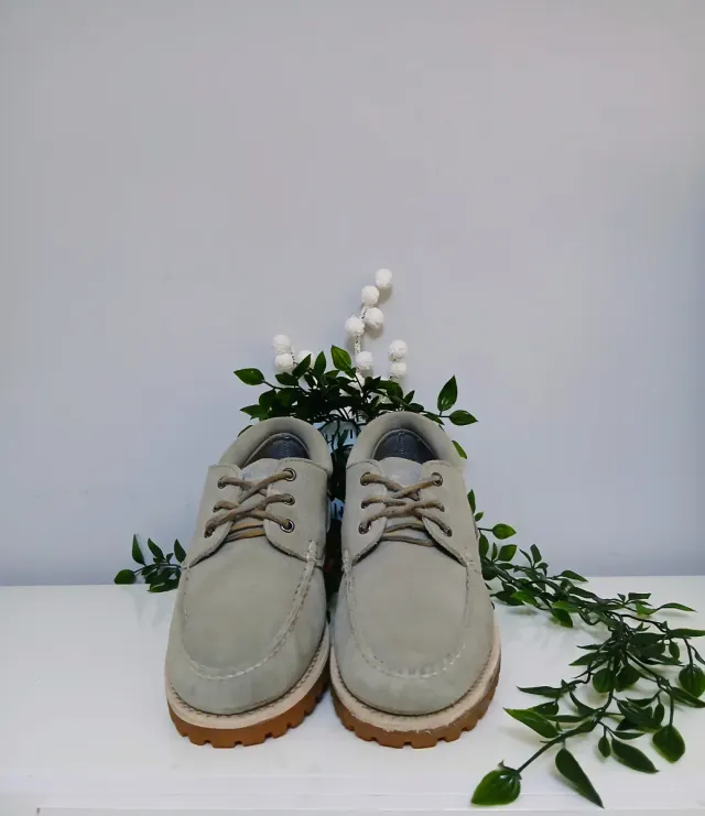 Sebago Acadia Scarpe da Barco Beige/Marrone