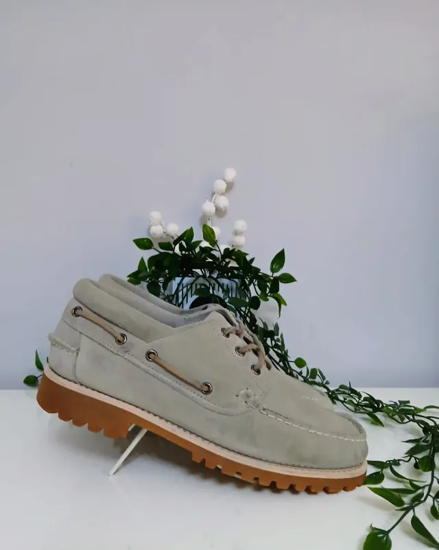 Sebago Acadia Scarpe da Barco Beige/Marrone