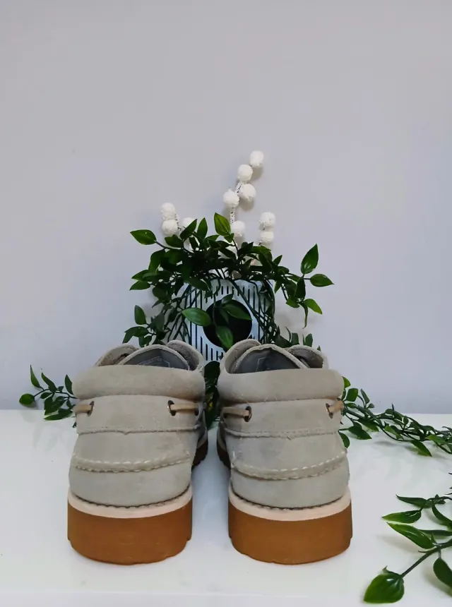 Sebago Acadia Scarpe da Barco Beige/Marrone