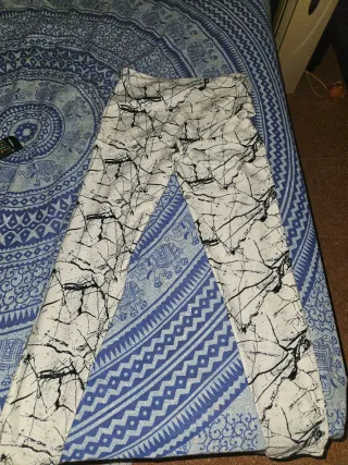 Mallas de gimnasia mujer estampado mármol