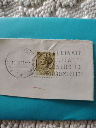 Francobollo Serie Siracusana 50 Lire