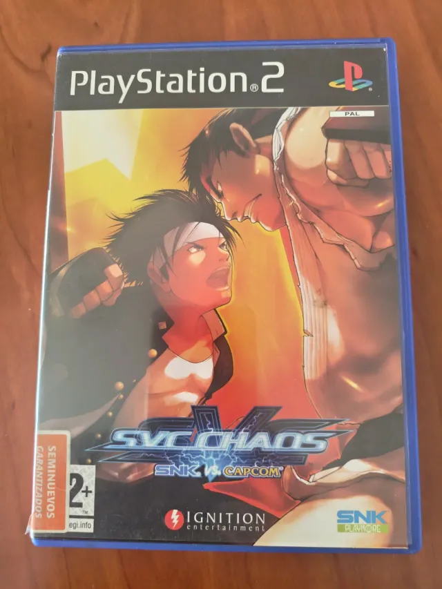 Caja SVC Chaos: SNK vs. Capcom PS2