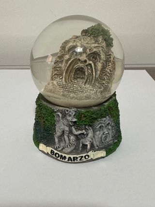 Palla di neve souvenir Parco dei Mostri Bomarzo