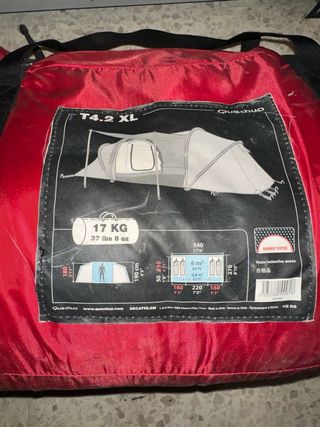 Tienda de campaña 4-6 personas