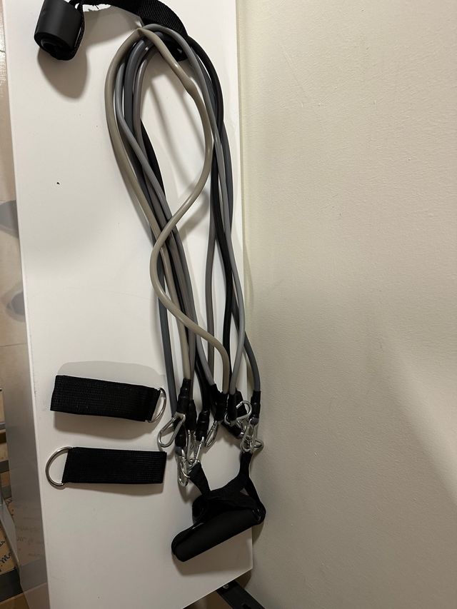 TRX con gancho para puerta,ajustable en fuerza