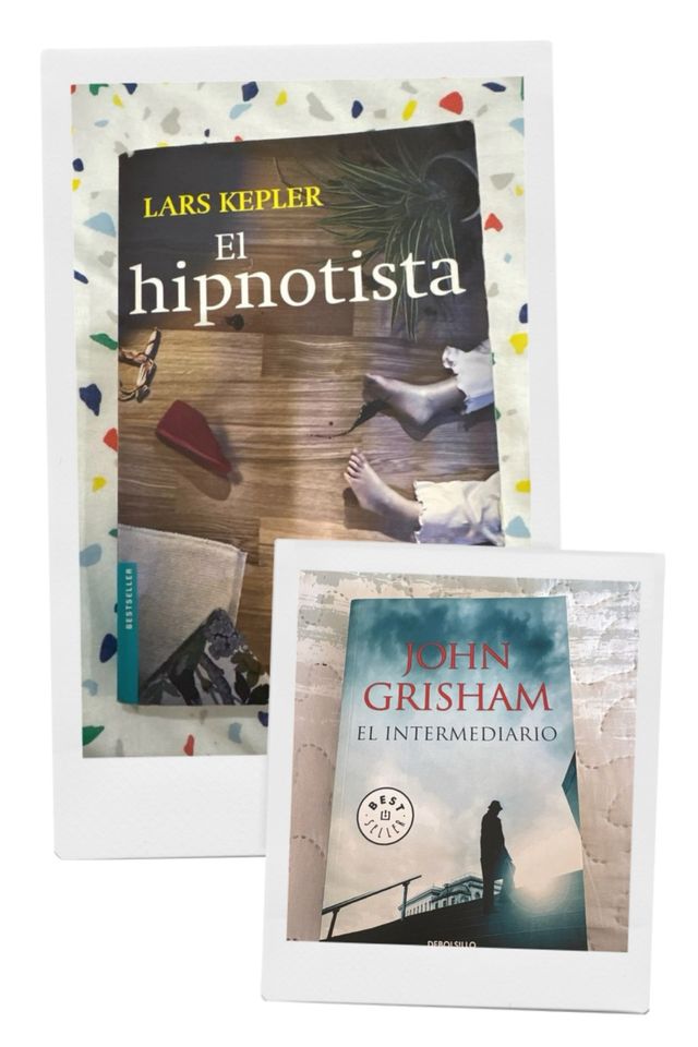 LOTE 2 LIBROS NOVELA NEGRA POLICIACA