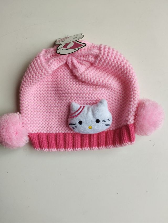 Conjunto gorro y bufanda niña Hello Kitty