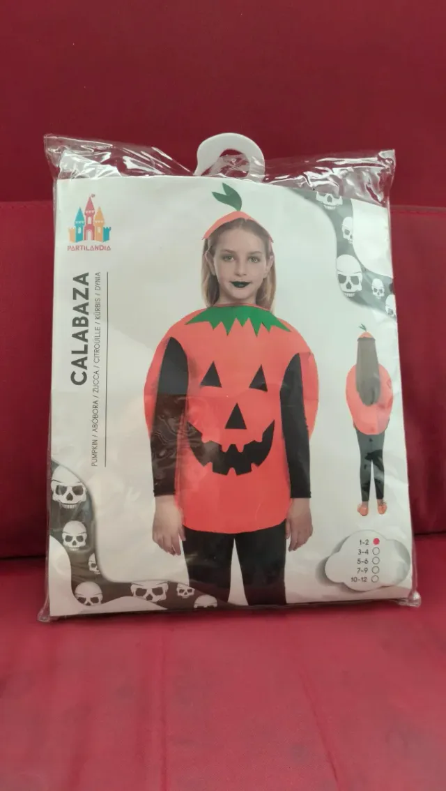 Disfraz Calabaza 1-2 años