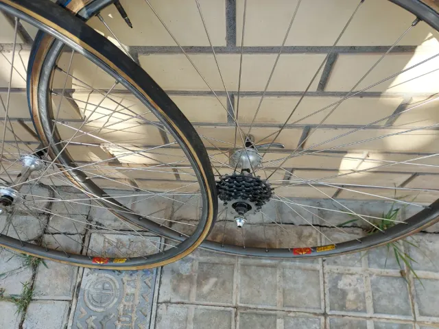 Ruedas de bicicleta tubulares