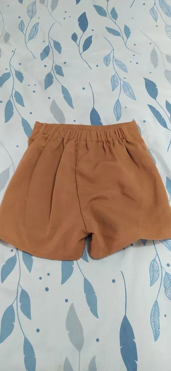 Conjunto niña 5 años: top y falda-pantalón