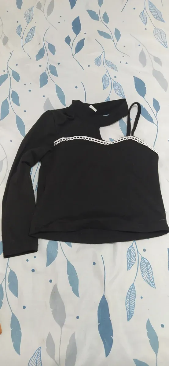 Conjunto niña 5 años: top y falda-pantalón