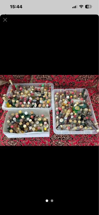 Lote Botellas Miniatura Coleccionables