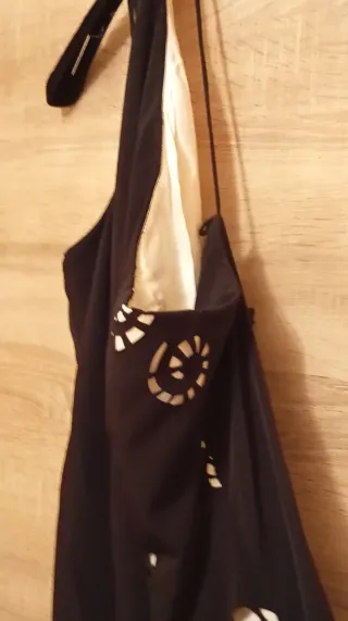 Vestido fiesta negro talla 42/44