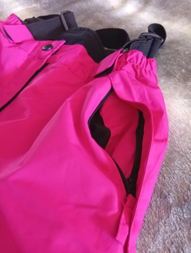 Pantalones de nieve con tirantes talla 10