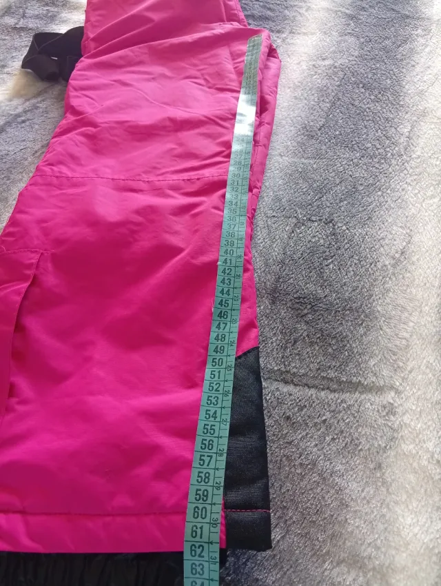 Pantalones de nieve con tirantes talla 10