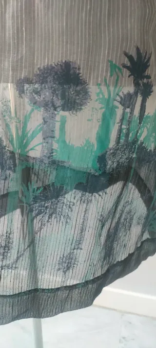 Blazer mujer Beige y estampado