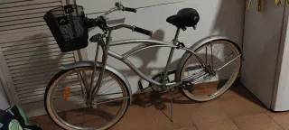 Bicicleta Cruiser Americana Plata