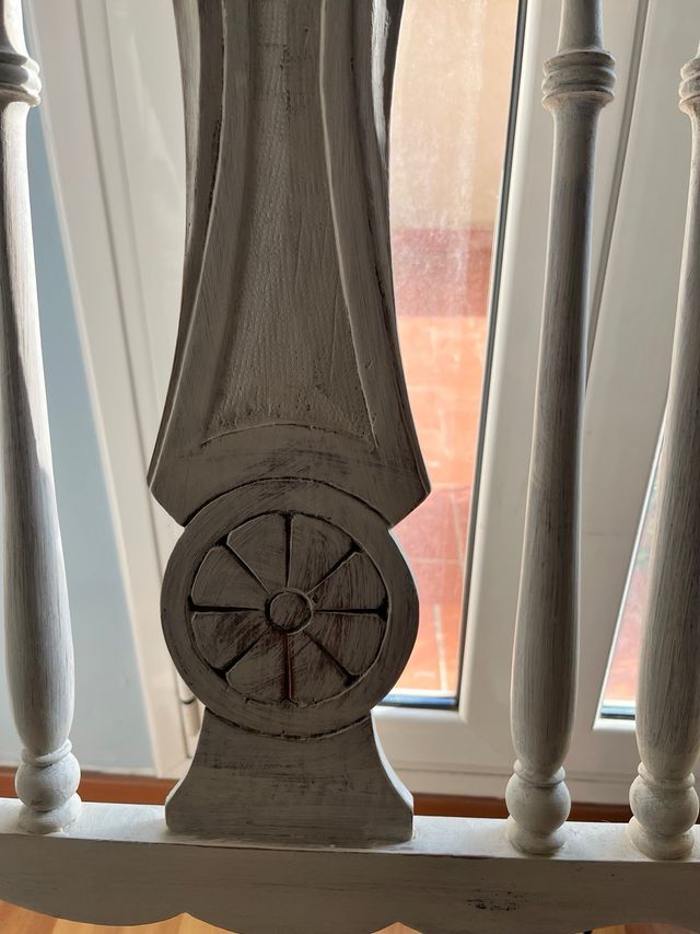 Mecedora Vintage Madera y Mimbre