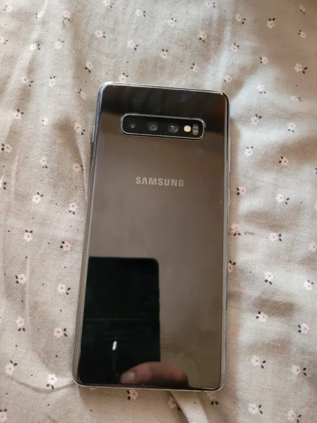 Samsung Galaxy S10+ nero/argento per ricambi