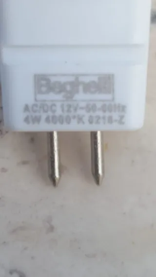 Beghelli LED GU4 MR11 4000K 4W 12VDC 4pz.