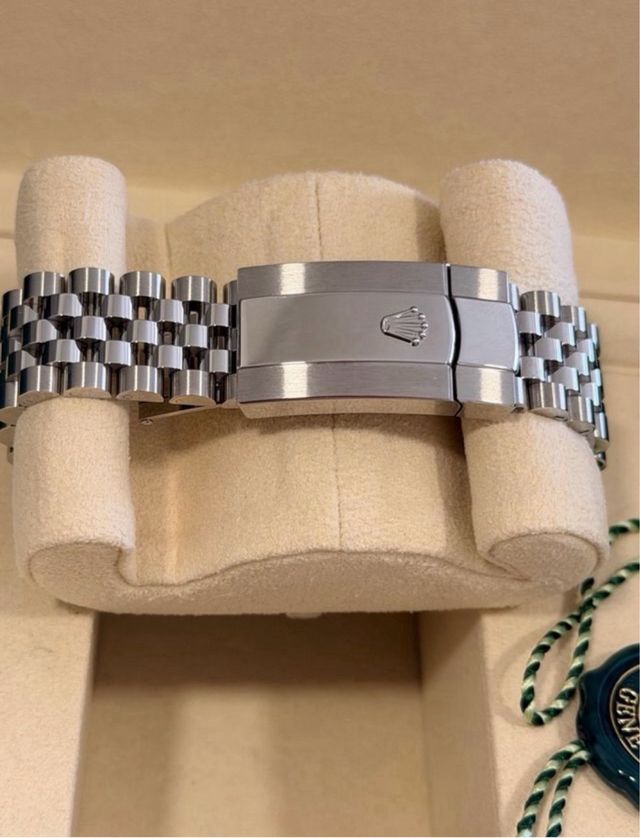 Rolex Datejust Verde Plata