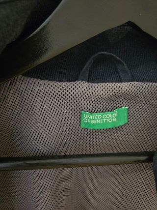 Chaqueta Benetton T46/M, Azul Oscuro