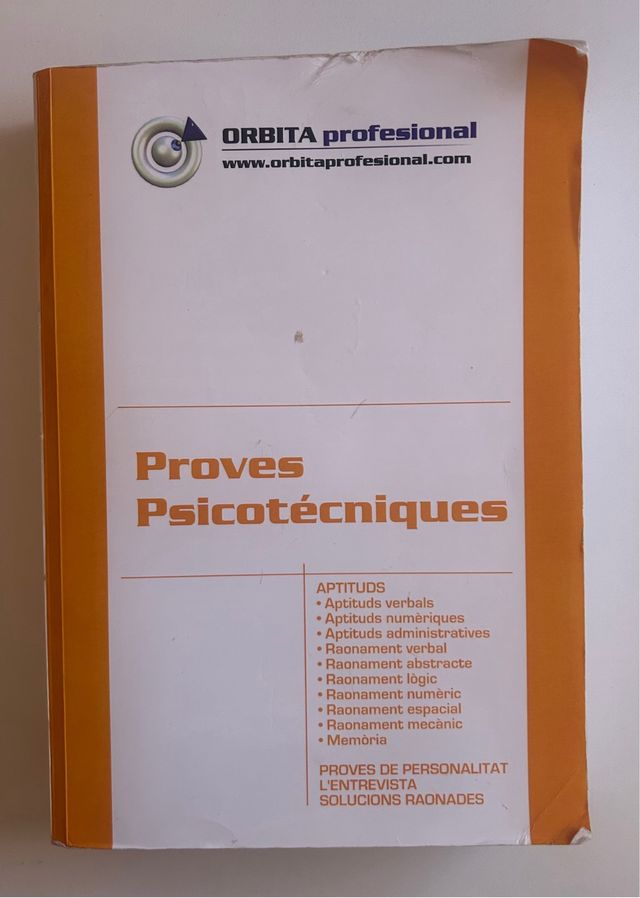 Llibre testos de proves psicotècniques