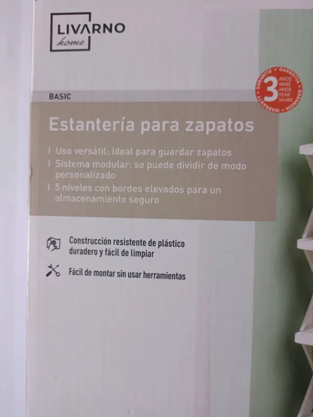 ESTANTERIA PARA ZAPATOS    PLEGABLE