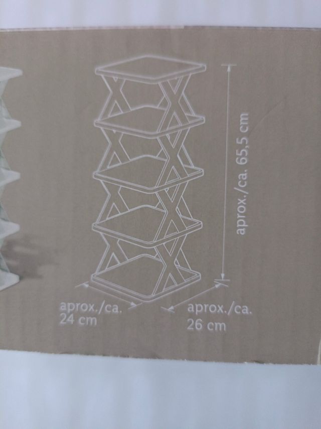 ESTANTERIA PARA ZAPATOS    PLEGABLE