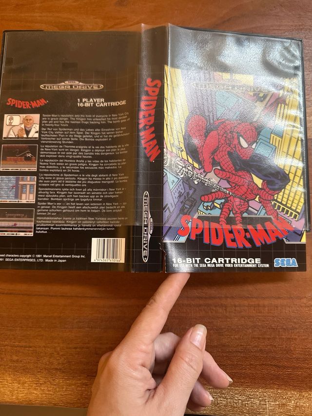 videojuego Spider-Man Sega Mega Drive