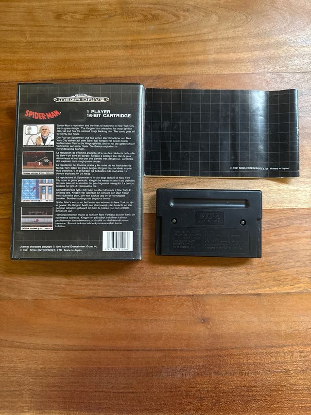 videojuego Spider-Man Sega Mega Drive