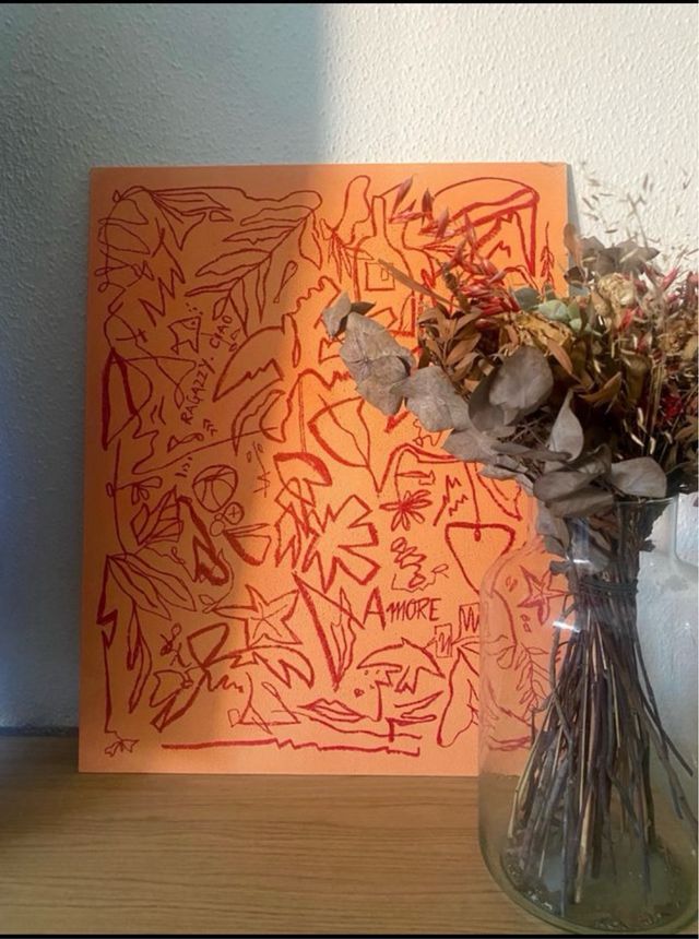 Lienzo pintado a mano