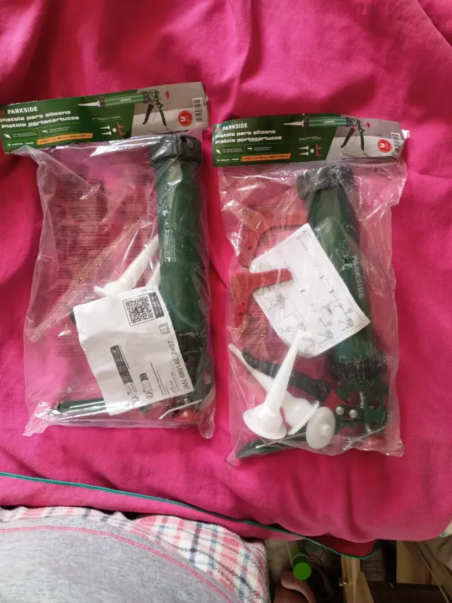 Lote 2 Pistolas Silicona Parkside